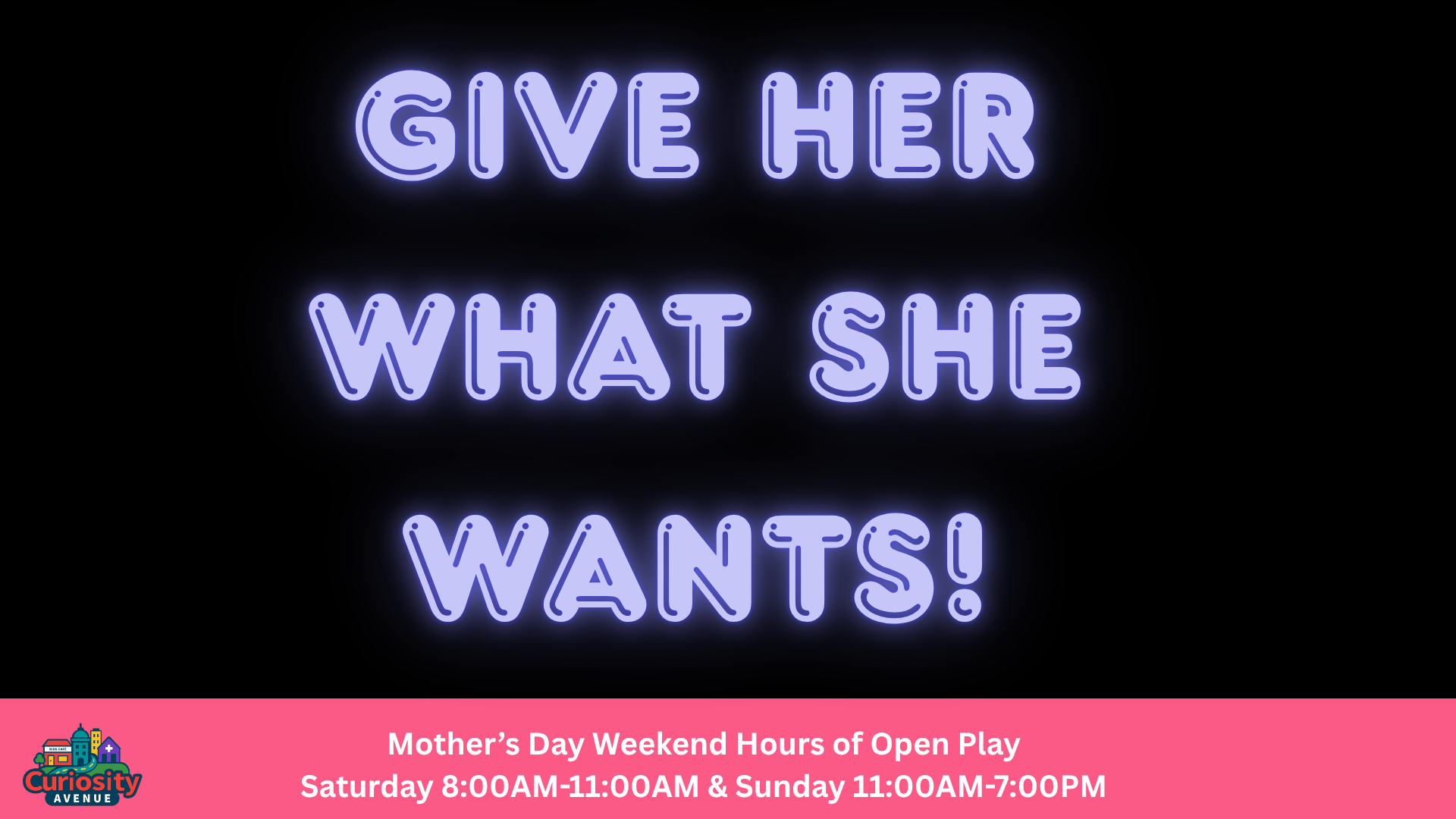 Mother's Day off! Graphic
